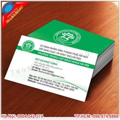 In name card rẻ tại Long Biên