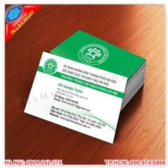 In name card lấy ngay tại Ba Đình