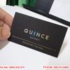 In Card Visit thúc nổi mạ nhũ Hà Nội