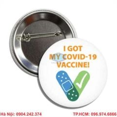 Bán huy hiệu tiêm phòng covid-19 có sẵn giá rẻ