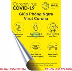 In tem phòng chống lây lan Covid-19