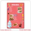 Địa chỉ thiết kế nhiều mẫu menu giá rẻ