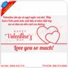 Thiệp chúc mừng ngày valentine