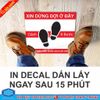 Bộ Tem nhãn decal phòng dịch Covid bán sẵn giá rẻ