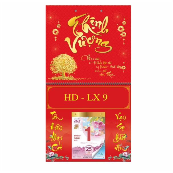 In lịch tết bloc 2023 lấy ngay giá rẻ - Bán sẵn đủ size tại Hà Nội