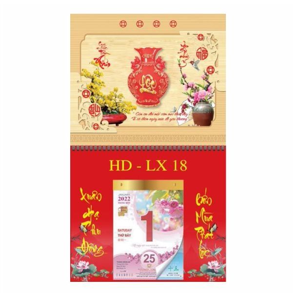 Xưởng sản xuất in lịch tết bloc 2023 giá rẻ lấy ngay - Bán sẵn đủ size