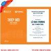 In Thiệp Mời Hội Nghị Giá Rẻ Nhất Hà Nội