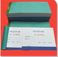 Bán Quyển Vé Gửi Xe Hàng Có Sẵn - Giao luôn