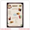 Địa chỉ thiết kế nhiều mẫu menu giá rẻ