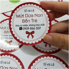 In tem nhãn giấy dán giá rẻ