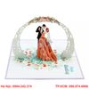 Phong cách thiệp cưới 3D mới lạ độc đáo