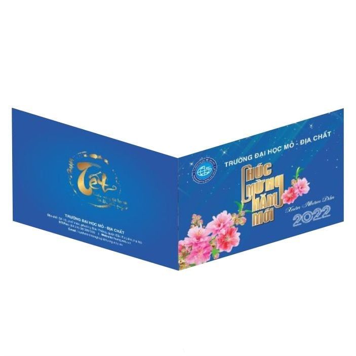 In thiệp chúc mừng năm mới 2023 thiết kế độc quyền