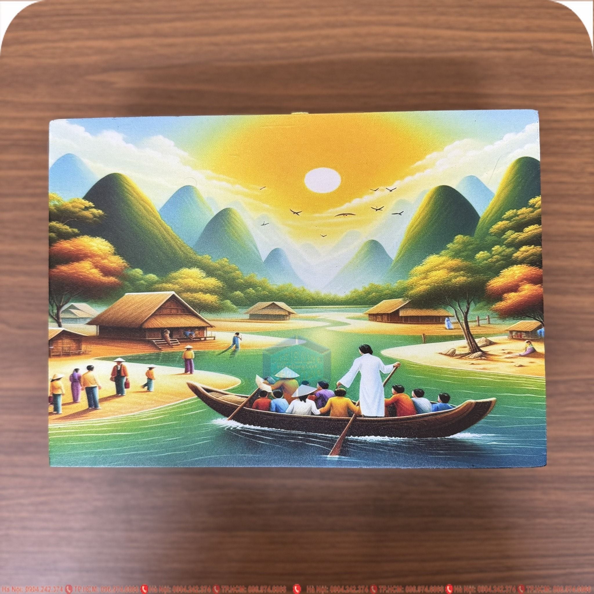 Làm hộp đựng bánh trung thu