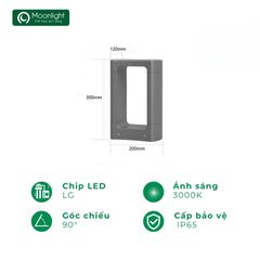 Đèn led cảnh quan, nấm sâm vườn 8W, 3000K 003121-30