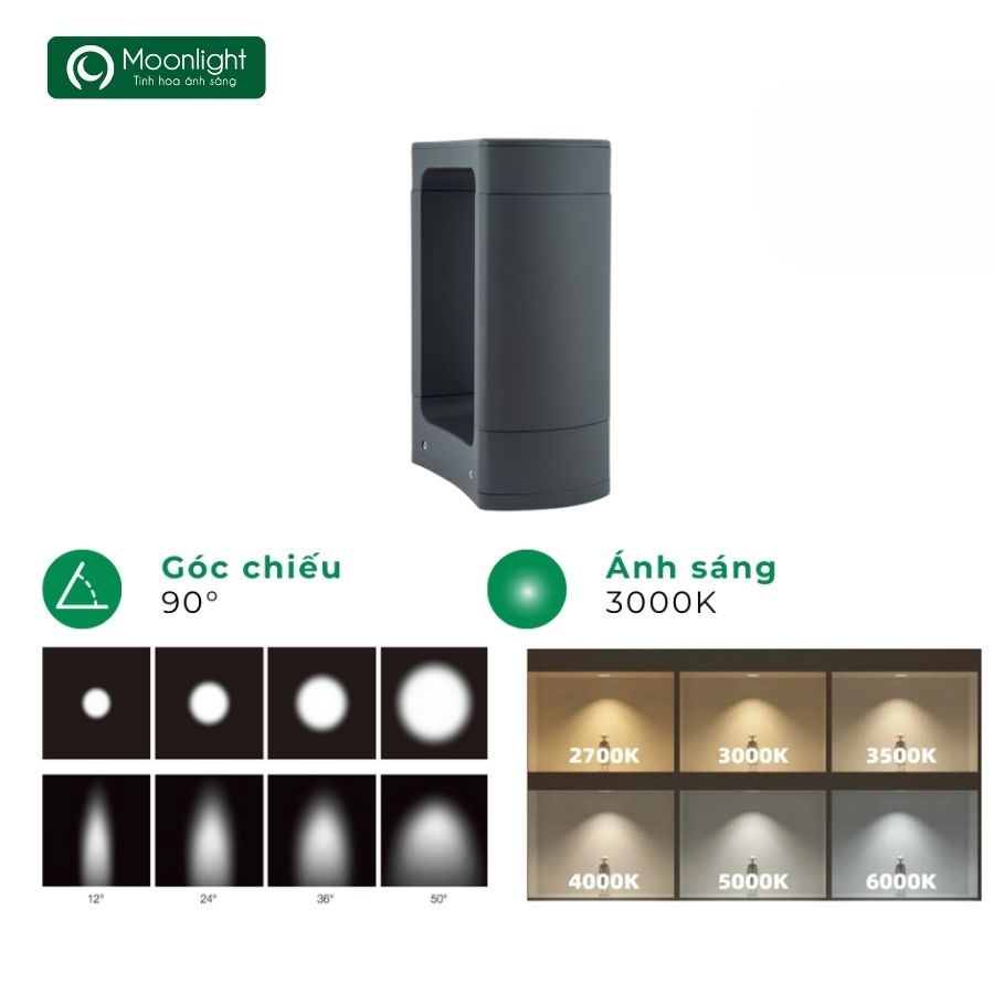 Đèn led cảnh quan, nấm sâm vườn 8W, 3000K 003121-30