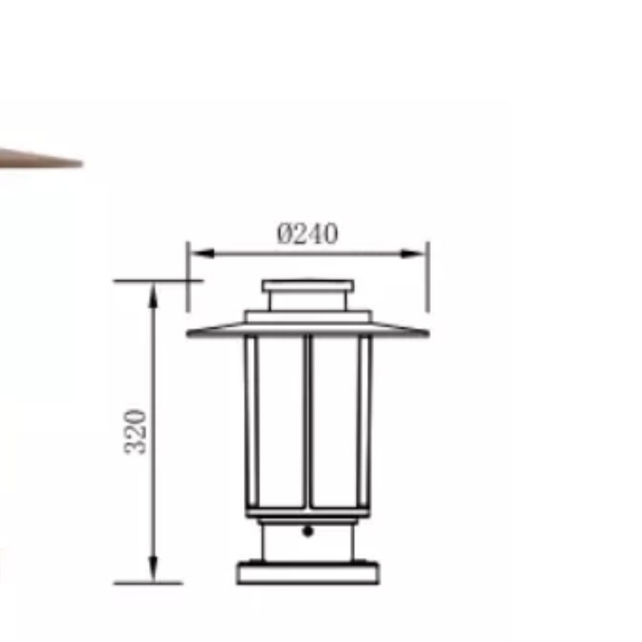 Đèn led cảnh quan, nấm sân vườn 220V (giá chưa bao gồm bóng) 006081-30