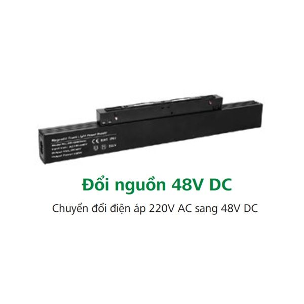 GS Đổi nguồn 48V DC đèn ray nam châm 400w GSN48VDC-400