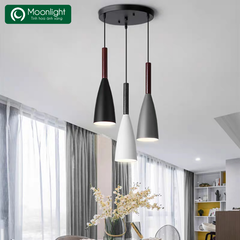 Đèn thả hợp kim 3 chao đế tròn TH739T VLTHHK-066-T
