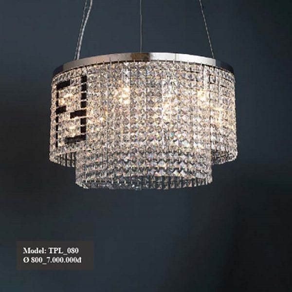 HT Đèn thả pha lê D80cm TPL_080 HTTHPL-131-T