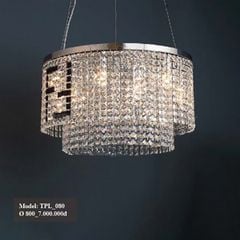HT Đèn thả pha lê D80cm TPL_080 HTTHPL-131-T