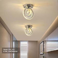 HT Đèn thả pha lê D30cm TPL_079 HTTHPL-130