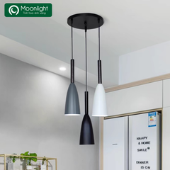 Đèn thả hợp kim 3 chao đế tròn TH739T VLTHHK-066-T