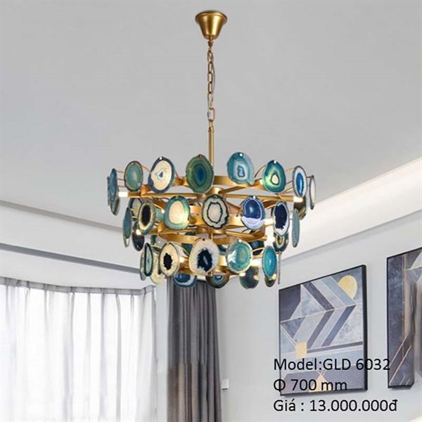 HT Đèn thả trang trí D700mm GLD 6032 HTTHTR-020