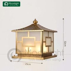 Đèn trụ cổng đồng H5001 HTNTTC-005
