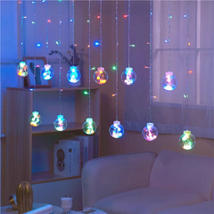 Dây thả thủy tinh bóng đèn nhiều màu DAYTHAMAU VLTHTI-103