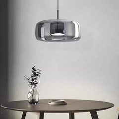Đèn thả thủy tinh màu khói D300 VLTHTI-079