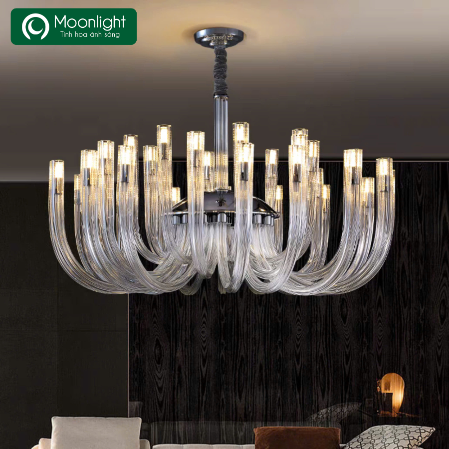 Đèn thả pha lê chùm tròn VLTHPL-747