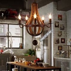 Đèn thả dây thừng VLTHDT-014
