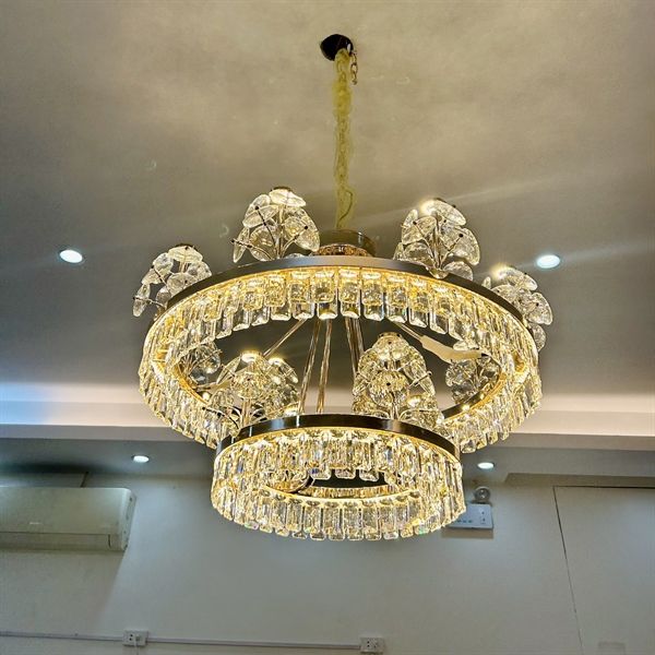 Đèn thả pha lê chùm D9136 VLTHPL-742