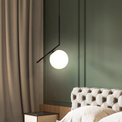 HT đèn thả thủy tinh chao thủy tinh trắng đục (giá không bóng) TH736 HTTHTI-016
