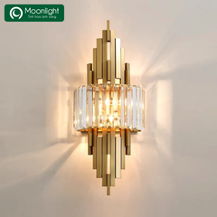 Đèn tường pha lê D250*600 2E14 VLDTPL-022