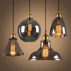 Đèn thả thủy tinh E27 DP699 VLTHTI-018
