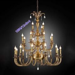 Đèn chùm đồng VLCHDO-092