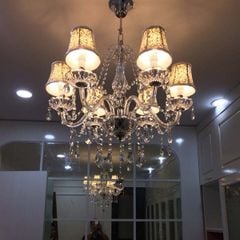 Đèn chùm pha lê 6 tay VLCHPL-098