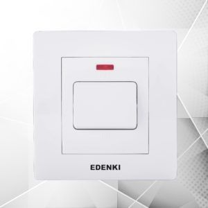 EDK Bộ công tắc đơn 20A, màu trắng EE-120