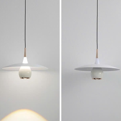 Đèn thả hợp kim trắng D200 led ánh sáng 3000k 8W 886 VLTHHK-226