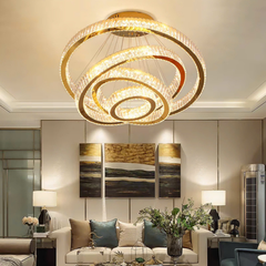 Đèn thả pha lê vòng VLTHPL-706
