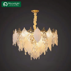 Đèn thả pha lê hình lá VLTHPL-746
