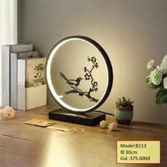 HT Đèn bàn trang trí cành đào con chim B113 HTDBTR-022