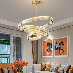 Đèn thả pha lê vòng VLTHPL-704