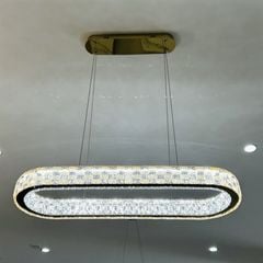 Đèn thả pha lê vòng dài D900*300 1006-300*900 VLTHPL-740-AA (Bộ)