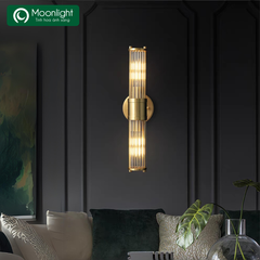 Đèn tường pha lê D120*500 2E14 VLDTPL-019