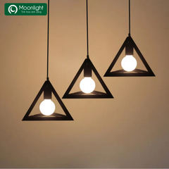 Đèn thả hợp kim hình tam giác THTAMGIAC VLTHHK-057-TAMGIAC
