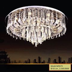 HT Đèn mâm pha lê tròn D650mm M9079 HTDMPL-063