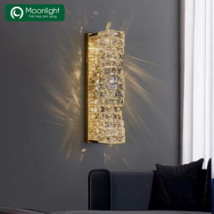 Đèn tường pha lê D120*460 2E14 VLDTPL-023