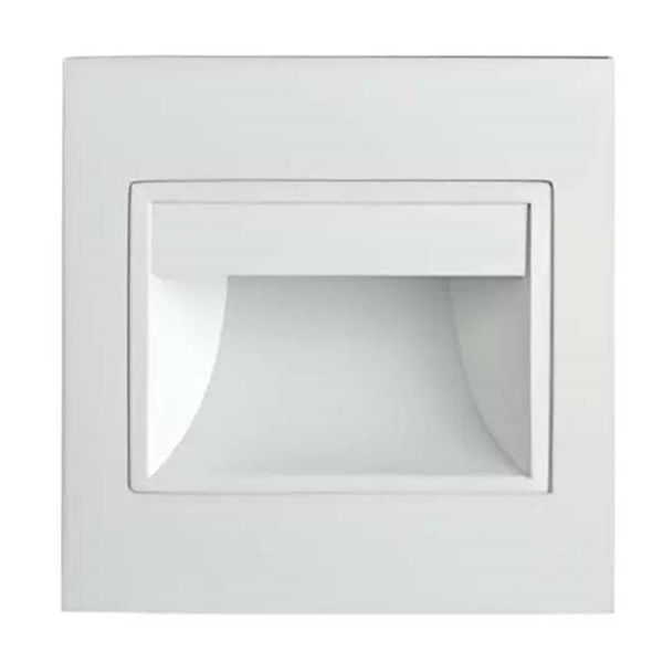 ELV Đèn led chân tường 1W, chíp Epistar, KT: 94*94, lỗ khoét 86*86, góc chiếu 45, 2700K VL11011-3K